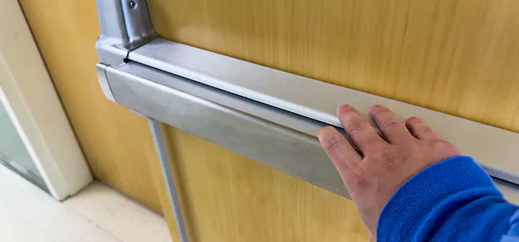 Installing a Push Bar on a Door Eastvale